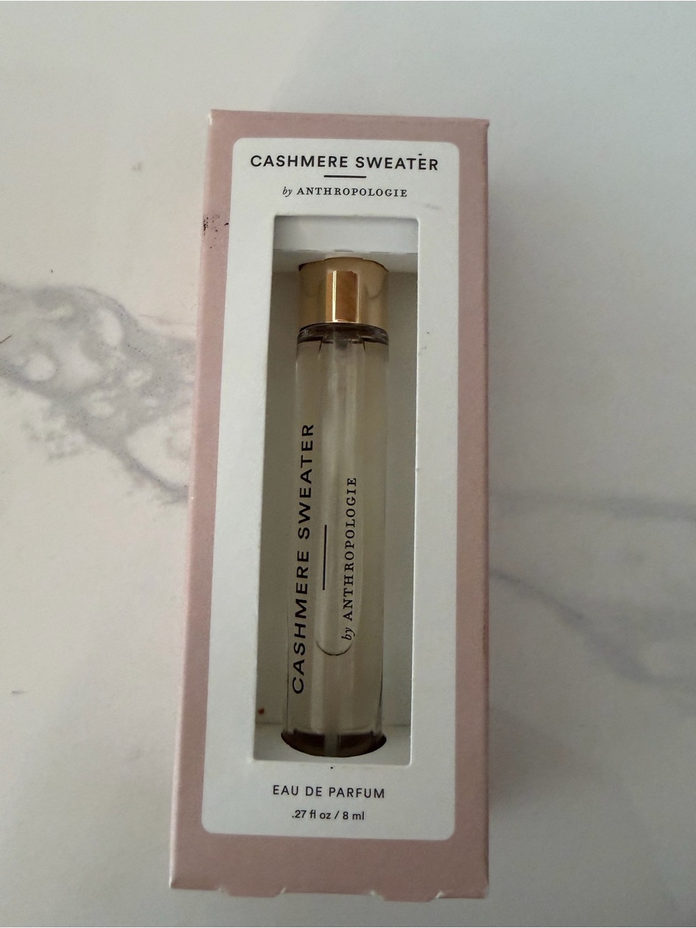 fragrance (Cashmere Sweater by Anthropologie), rollerball travel size